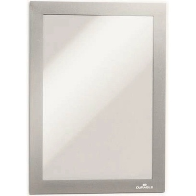 Informačný panel, A5, magnetický, DURABLE DURAFRAME MAGNETIC, strieborná