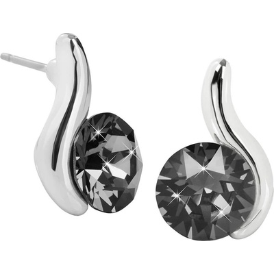 JSB se Swarovski Elements stříbrnošedá vlnka Silver Night 15158
