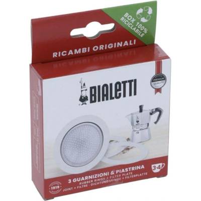 Bialetti 3-4 gumové těsnění 3 ks + sítko