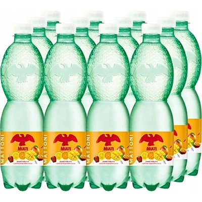 Mattoni Multi jemně perlivá s příchutí tropického ovoce 12 × 0,5 l