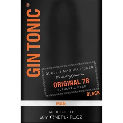 Gin Tonic Original 78 Black toaletní voda pánská 50 ml