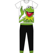 Kermit pánské pyžamo kr.rukáv bílo černé