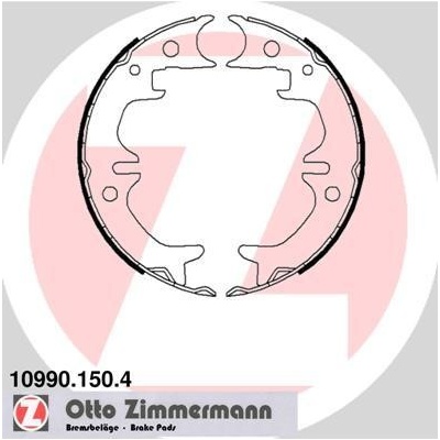 Sada brzd. čeľustí parkov. brzdy ZIMMERMANN 10990.150.4