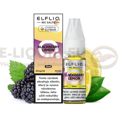 Elf Bar Elfliq Blackberry Lemon 10 ml 20 mg