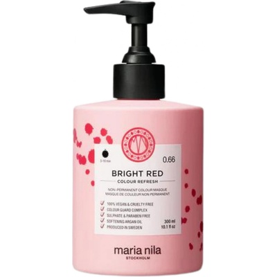 Maria Nila Colour Refresh Bright Red 0.66 maska s farebnými pigmentami 300 ml