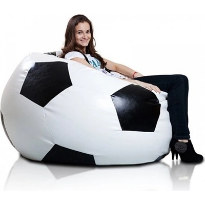 Ecopuf FOOTBALL XXXL ekokůže E14 Černá