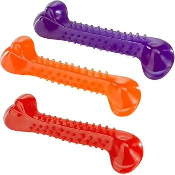 Ferplast Dog toy - Кучешка играчка за дъвчене - гумен кокал, 18.7 см. /три цвята/