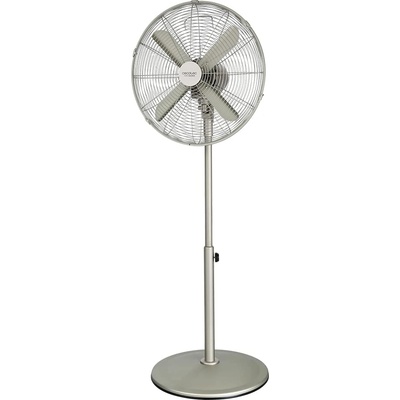 Cecotec pedestal fan EnergySilence 610 Steelstyle. 50W, steel finish, 16" diameter with 4 blades, 3 speeds, oscillation, height adjustable, maximum safety - 08234