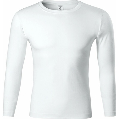 Piccolio Unisex triko Progress s dlouhým rukávem bílá