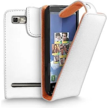 Image 1 of Motorola Motoluxe Flip Калъф Бял + Протектор