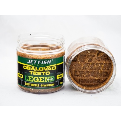 Jet Fish Obaľovacie cesto Legend Range 250g Žltý impulz orech javor