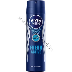 Nivea Дезодорант Nivea Men Fresh Active, p/n NI-81600 - Дезодорант за мъже против изпотяване (NI-81600)