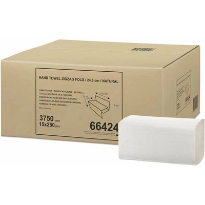 Tork Natural H3 papírové skládané ZZ, béžové, 3750ks, 15x250ks 66424