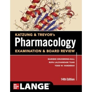 Katzung's Pharmacology Examination & Board Review, Fourteenth Edition | Bertram Katzung, Todd W. Vanderah (ISBN: 9781265084905)
