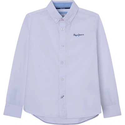 PEPE JEANS Риза с дълъг ръкав Pepe jeans Maldon Long Sleeve Shirt - White