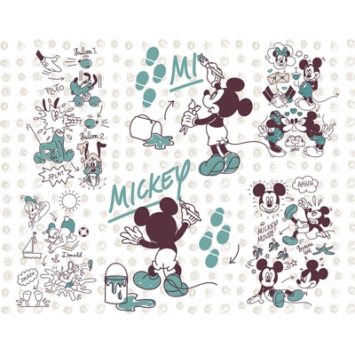 Komar Vliesová fototapeta Mickey and Friends rozměry 250 x 280 cm