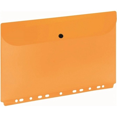 Папка джоб с копче и перф. Grand A4 Опуш Оранжев (A4)
