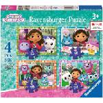Ravensburger Пъзел Ravensburger от 24 части 4 в 1 - Къщичката за кукли на Габи (3143) - ozone