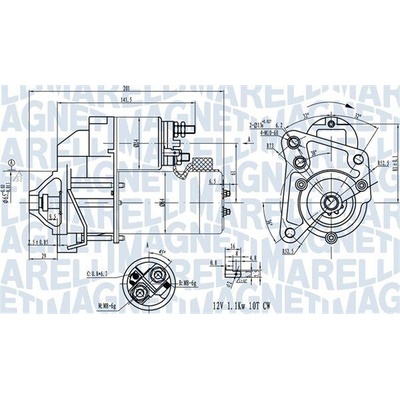Štartér MAGNETI MARELLI 063720681010