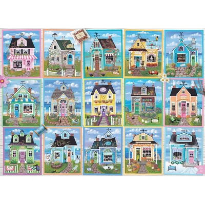 Cobble Hill - Puzzle Seaside Cottages - 1 000 piese