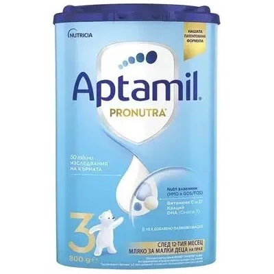 Aptamil Аптамил 3 - Преходно мляко 12м+ 800гр (806)