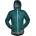 Grüezi Bag Мъжко вълнено яке Grüezi Bag Refreshful Silkwool Jacket Insulation jacket - Ocean Green / Grey (005-5126-0613)