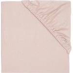 Jollein Бебешки памучен чаршаф с ластик Jollein - Jersey, 60 x 120 cm, Wild Rose (560402) - ozone