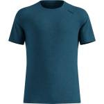 Odlo Мъжка спортна тениска Odlo Essential 365 T-Shirt Crew Neck S/S Sport shirt - Reflecting Pond Melange (216-8997-0214)