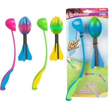 Šípka hádzacia penová + štartér 19cm mix variant či farieb