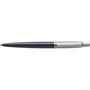 Parker Химикалка, 0, 7 мм, сребърен клипс, корпус в кралско синьо, PARKER, "Royal Jotter", синя 1953186 (1953186)