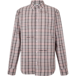 OFF WHITE Риза с дълъг ръкав OFF WHITE Men's Long Sleeve Patterned Shirt - Mauve 6080