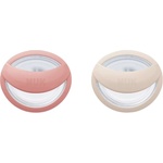 Nuk Силиконови залъгалки NUK Perfect Match - Mommy Feel, 0-6 м, 2 броя, бежова/розова (10175337) - ozone