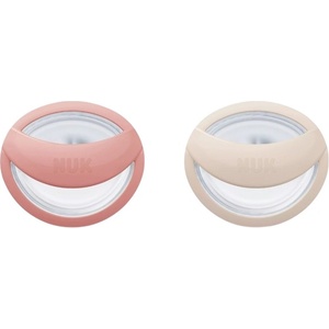 Nuk Силиконови залъгалки NUK Perfect Match - Mommy Feel, 0-6 м, 2 броя, бежова/розова (10175337) - ozone