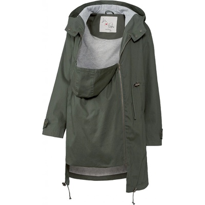 esmara dámska tehotenská parka BIO kaki 100334810