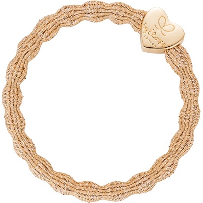By Eloise London Metallic Gold Heart Ластик за коса за жени цвят Gold