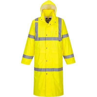 PortWest plášť HiVis H445 do deště reflexní Žlutá