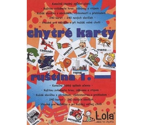 Chytré karty Ruština slovíčka 1