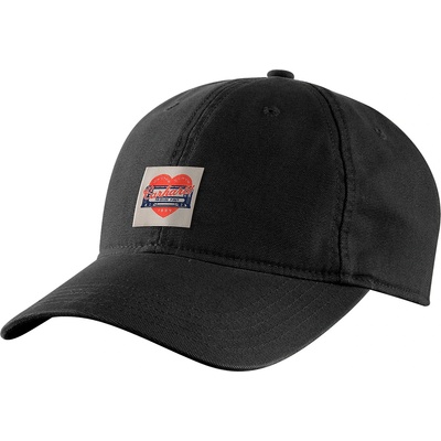 Carhartt Дамска шапка с козирка Carhartt Women's Heart Patch Canvas Cap - Black - размер One Size (904-6252-0111)
