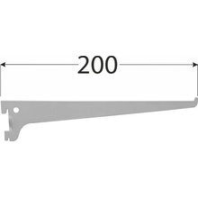 Velano lišta systémová konzolová jednoduchá WSS 200mm šedá