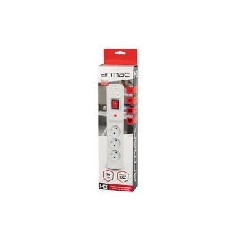ARMAC Power strip Armac Multi M3 anti-surge 3 sockets 2.5 m grey (M3/25/SZ)