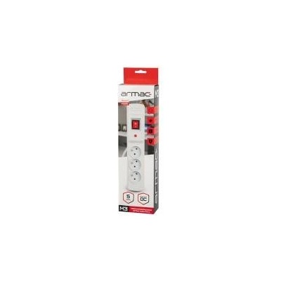 ARMAC Power strip Armac Multi M3 anti-surge 3 sockets 2.5 m grey (M3/25/SZ)