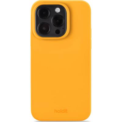 Holdit Гръб Holdit Silicone Case за iPhone 14 Pro - Orange Juice