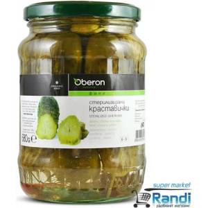 Oberon Кисели краставички Оберон 680гр
