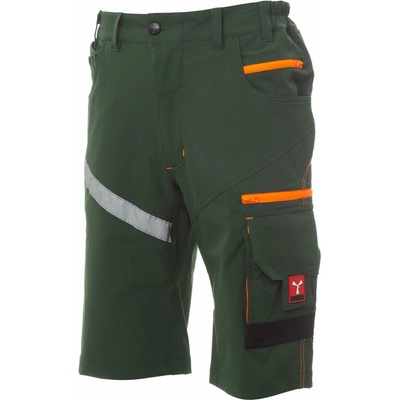Payper bermudy NEXT 4W SHORTS zelená Lesní/černá
