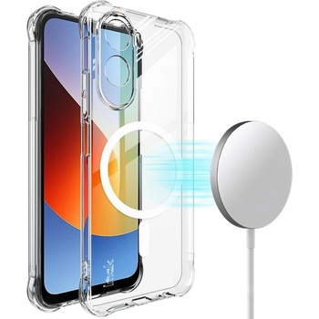 Xiaomi IMAK Магнитен Прозрачен Калъф за Xiaomi Redmi A7 Pro 4G / Poco C85x 5G - TPU, Airbag, Прозрачен