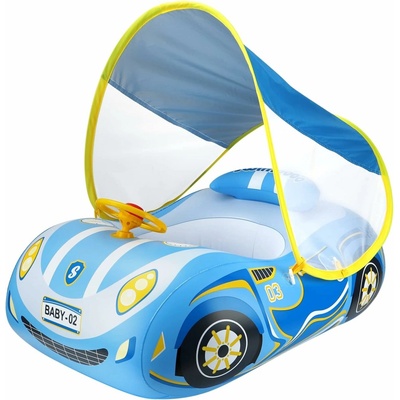 SwimBoBo Plavecký kruh se stříškou Car – Zboží Dáma