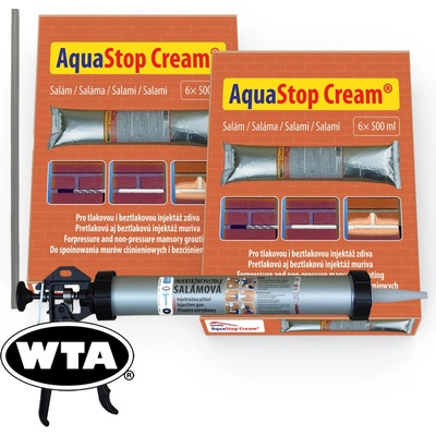TRUMF sanace s.r.o. Duobox AquaStop Cream® - 12x "salám" 0,5 l + pistole