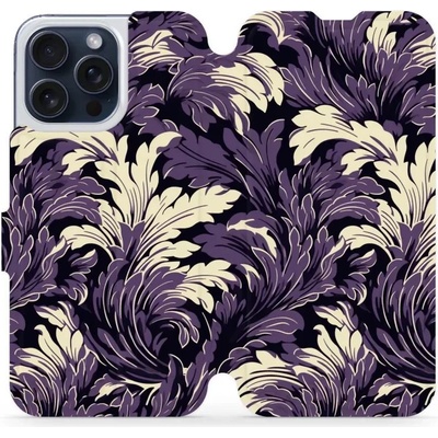 Mobiwear - Apple iPhone 15 Pro Max - VA46S Fialové rostliny