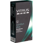 Vitalis Premium Single: Comfort Plus, 12 condoms with large head