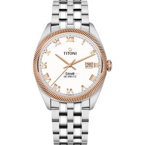 TITONI Cosmo Automatic 878SRG-657 - Мъжки часовник (878SRG-657) Часовници